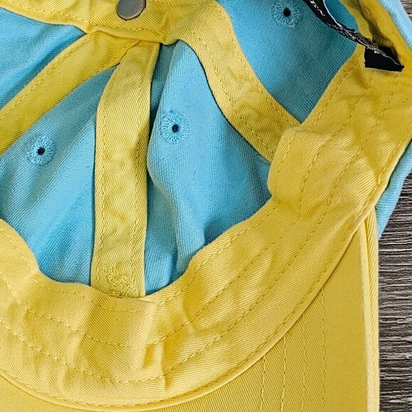 Ralph Lauren Hat Cap Infant Elastic Back Baseball Logo Kids Children Blue Yellow - Picture 10 of 12